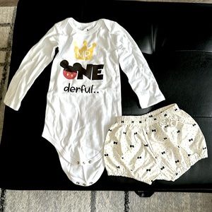 Disney onesie with shorts